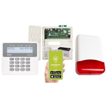 ZESTAW ALARMOWY SATEL PERFECTA 16-WRL PRF-LCD SYRENA TI700 GSM PUSH